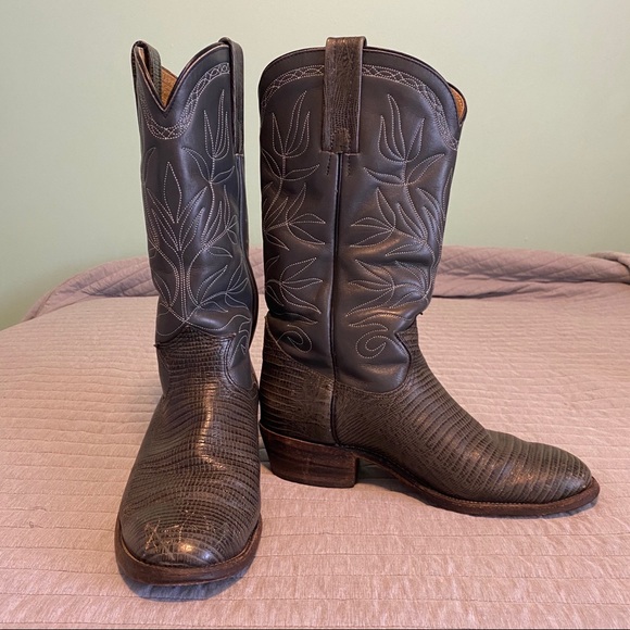 Frye Leather Cowboy Boots - Picture 4 of 9